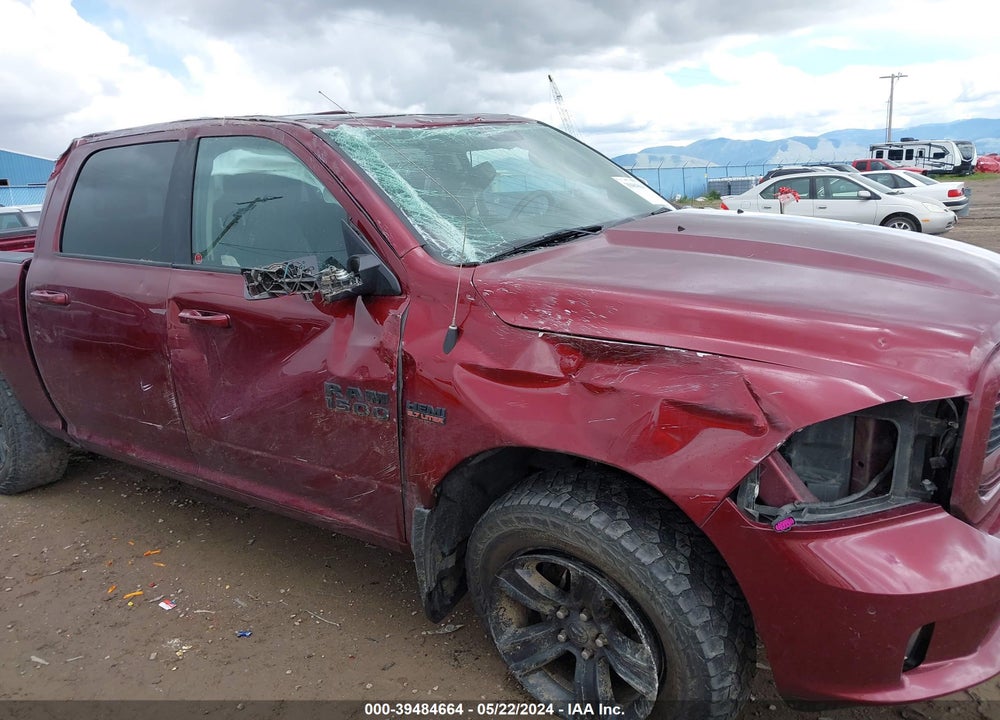 2018 RAM 1500 SPORT VIN: 1C6RR7MT6JS248437