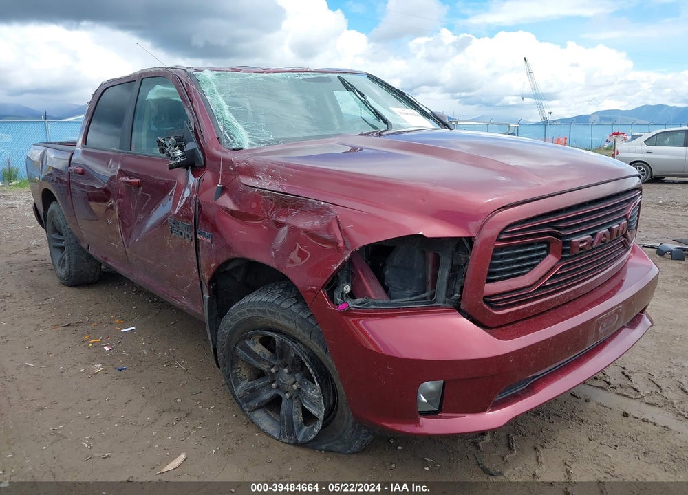 2018 RAM 1500 SPORT VIN: 1C6RR7MT6JS248437