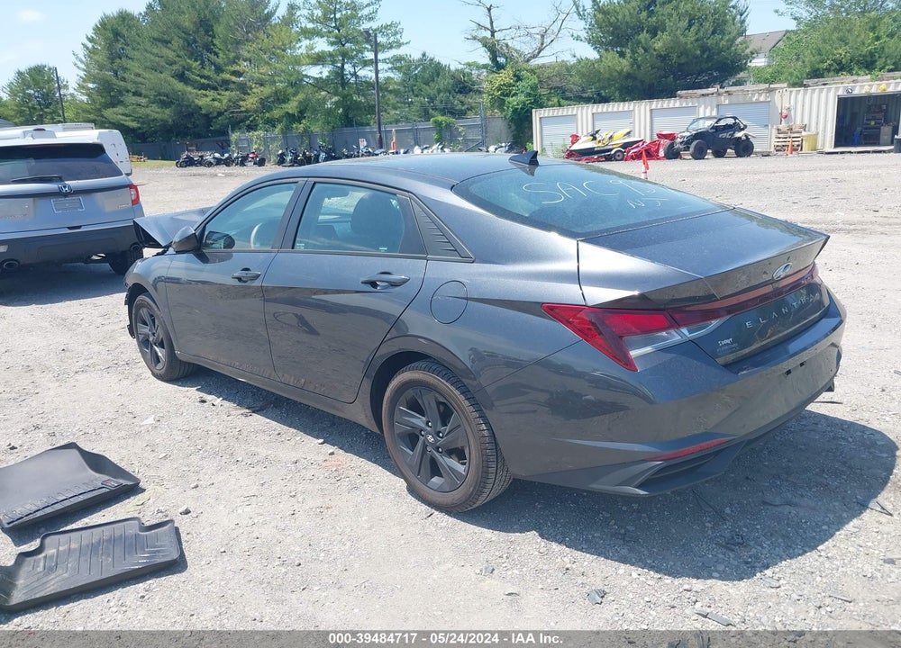 2021 HYUNDAI ELANTRA SEL VIN: 5NPLM4AG6MH018516