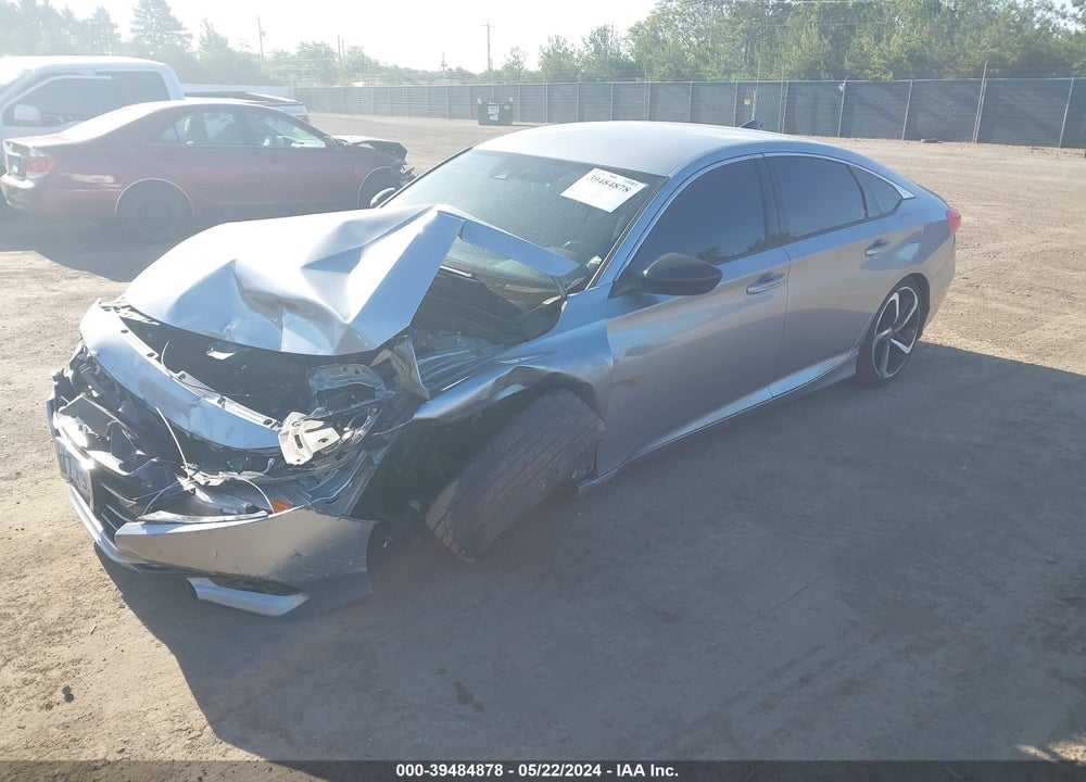 2022 HONDA ACCORD SPORT VIN: 1HGCV1F30NA093207
