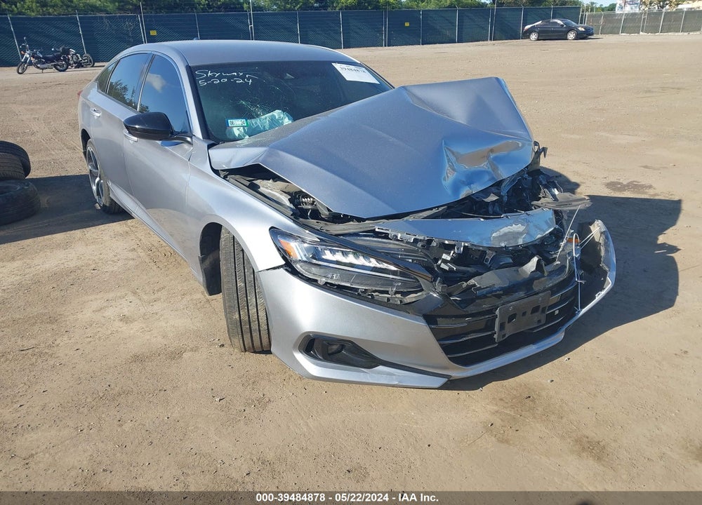 2022 HONDA ACCORD SPORT VIN: 1HGCV1F30NA093207