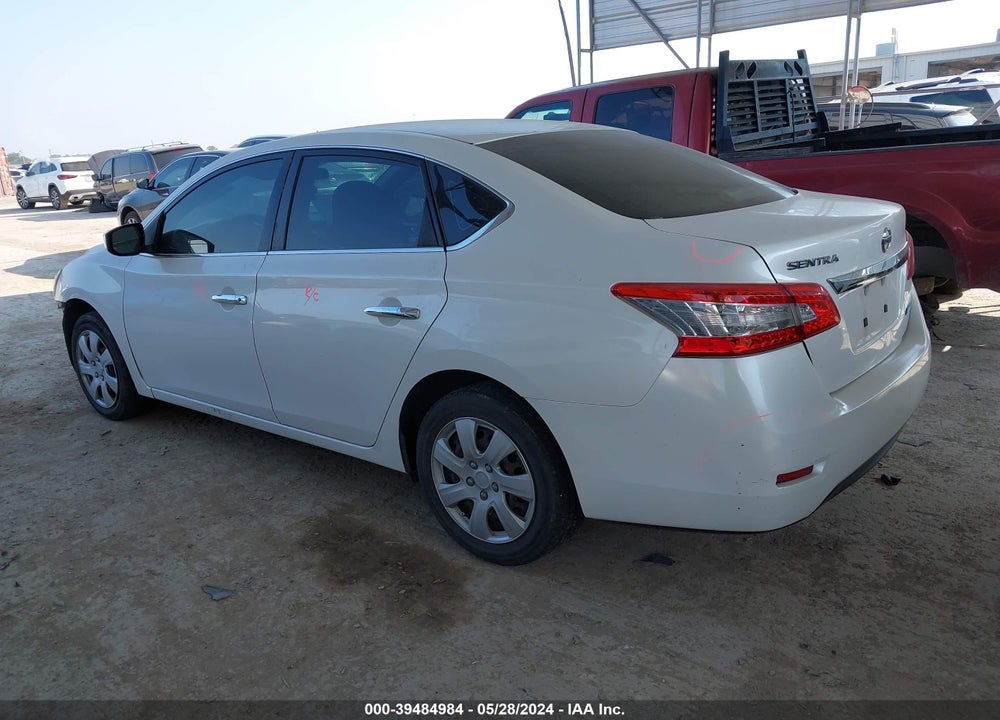 2014 NISSAN SENTRA S VIN: 3N1AB7AP6EL686108