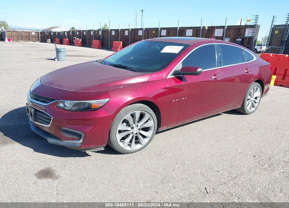 2016 CHEVROLET MALIBU PREMIER VIN: 1G1ZH5SX9GF277169