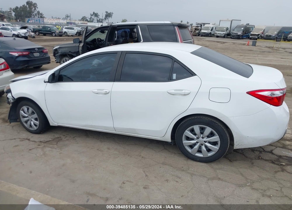 2014 TOYOTA COROLLA LE VIN: 5YFBURHE1EP160144