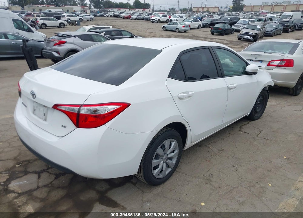 2014 TOYOTA COROLLA LE VIN: 5YFBURHE1EP160144