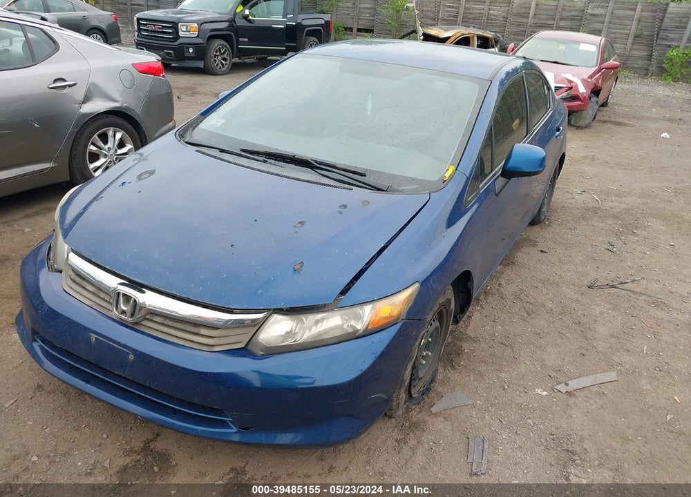 2012 HONDA CIVIC VIN: 2HGFB2F51CH503041