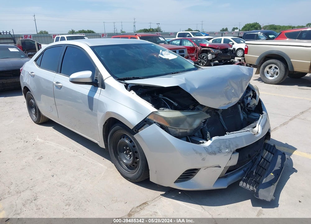 2016 TOYOTA COROLLA LE VIN: 5YFBURHE2GP410977