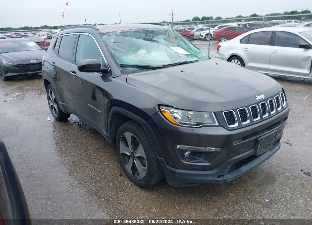2017 JEEP NEW COMPASS LATITUDE FWD VIN: 3C4NJCBB4HT629391