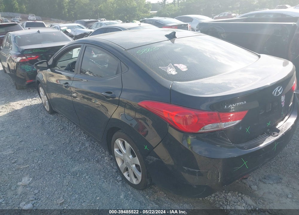 2011 HYUNDAI ELANTRA LIMITED VIN: 5NPDH4AE7BH019565