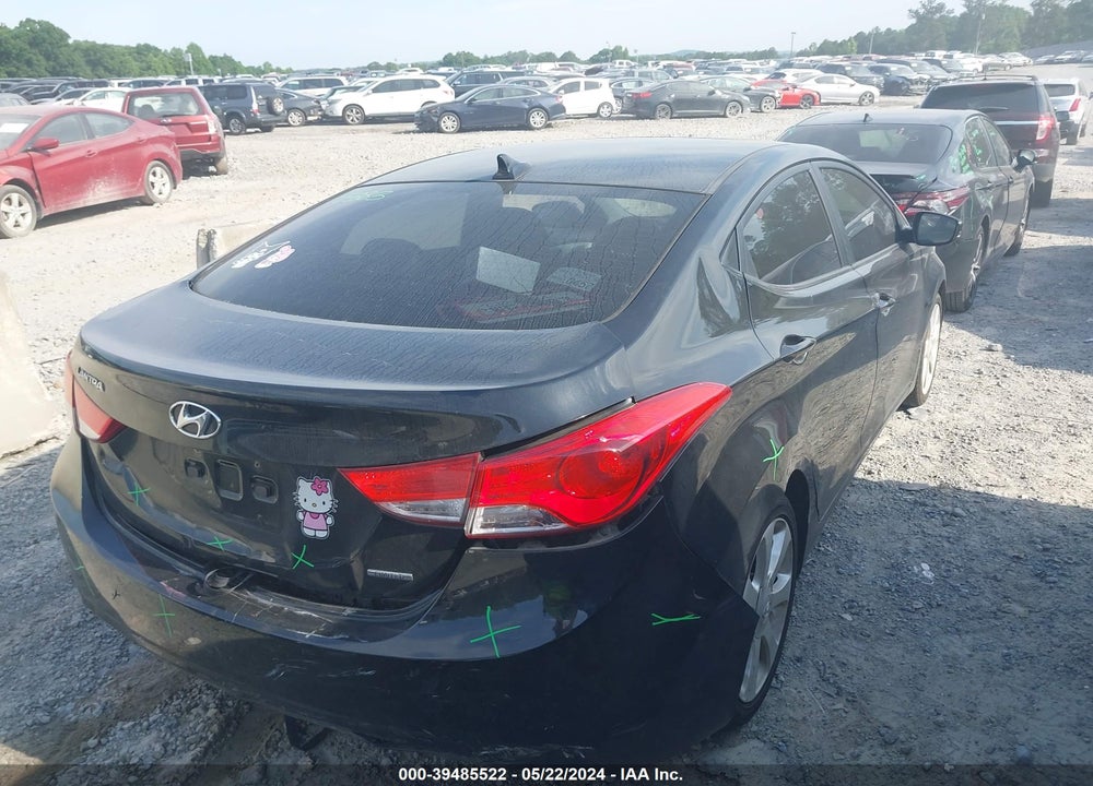 2011 HYUNDAI ELANTRA LIMITED VIN: 5NPDH4AE7BH019565