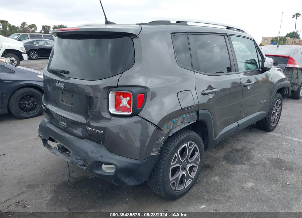 2018 JEEP RENEGADE LIMITED 4X4 VIN: ZACCJBDB4JPH31754