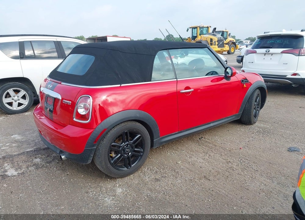 2013 MINI CONVERTIBLE COOPER VIN: WMWZN3C53DT569279