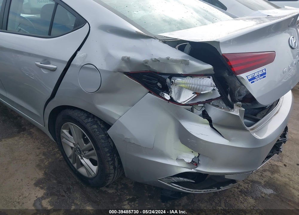 2019 HYUNDAI ELANTRA SEL VIN: 5NPD84LF2KH480078