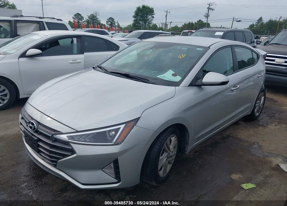 2019 HYUNDAI ELANTRA SEL VIN: 5NPD84LF2KH480078