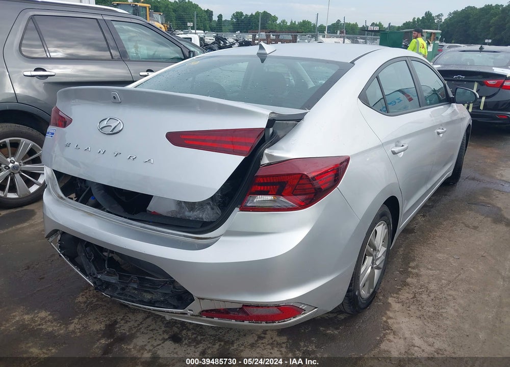 2019 HYUNDAI ELANTRA SEL VIN: 5NPD84LF2KH480078
