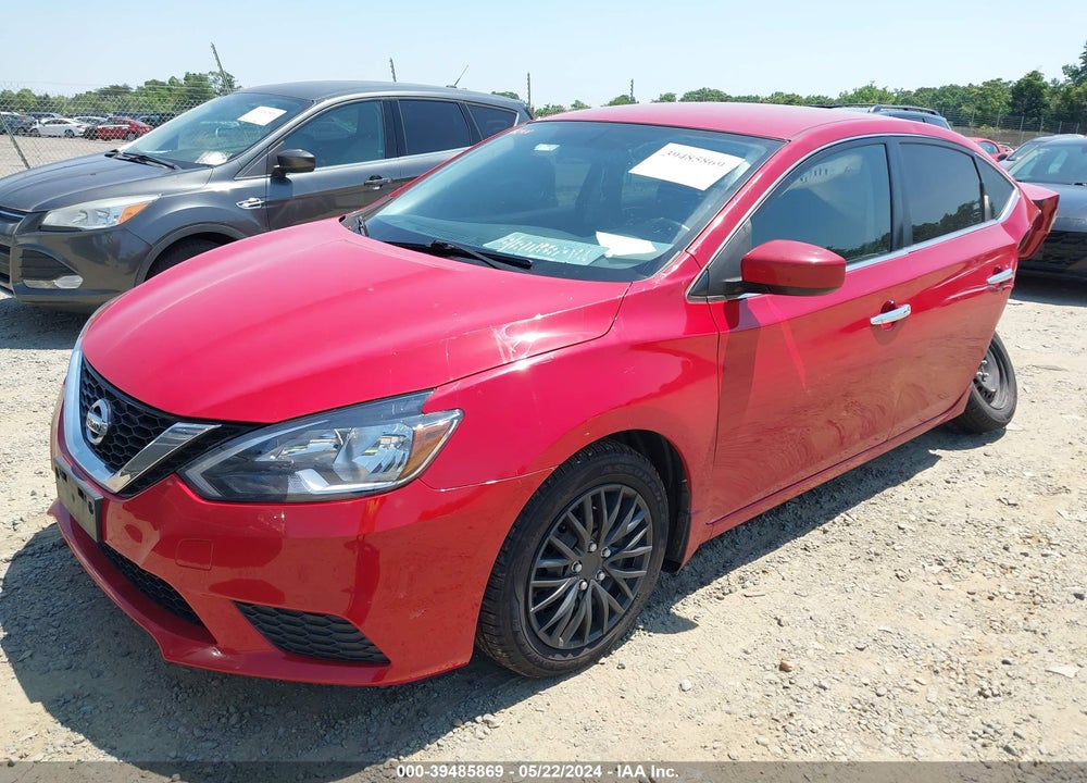 2017 NISSAN SENTRA SV VIN: 3N1AB7AP7HL708623