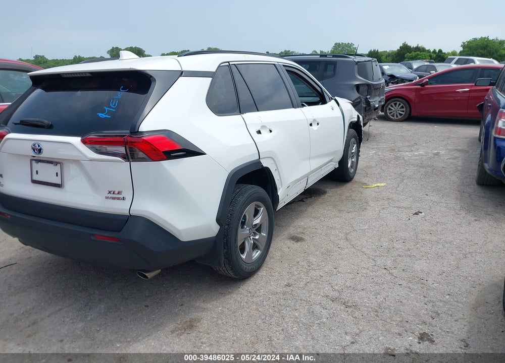 2022 TOYOTA RAV4 XLE HYBRID VIN: 2T3RWRFV8NW135128
