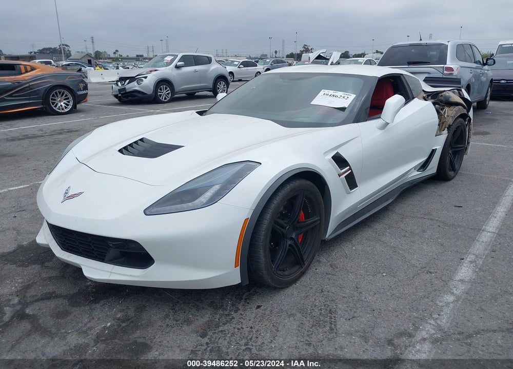 2019 CHEVROLET CORVETTE GRAND SPORT VIN: 1G1Y12D71K5107236