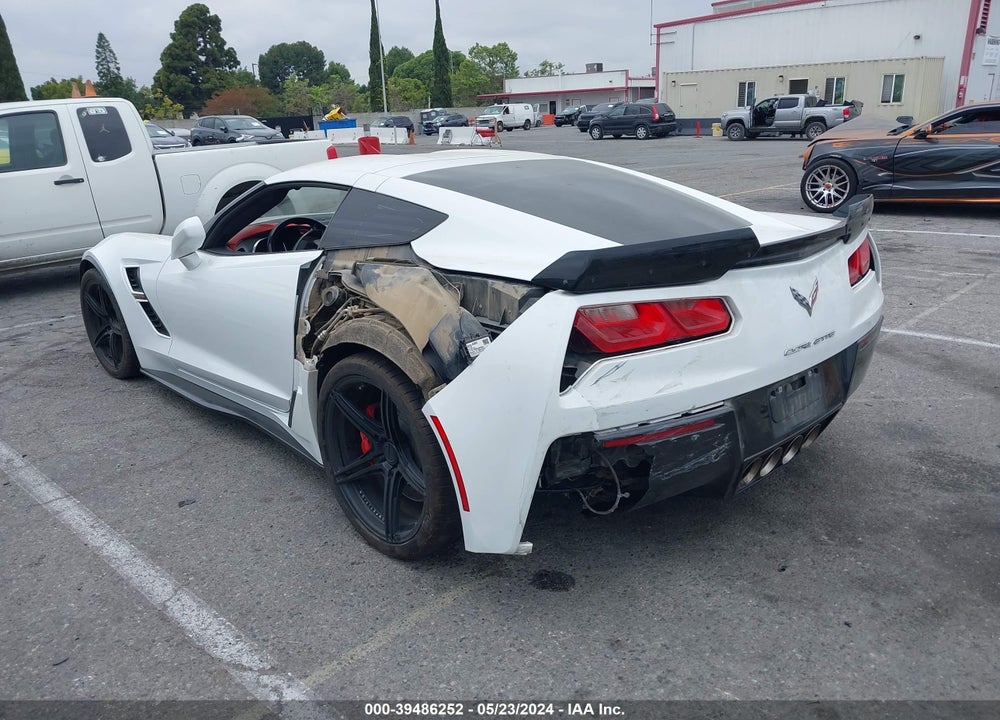 2019 CHEVROLET CORVETTE GRAND SPORT VIN: 1G1Y12D71K5107236
