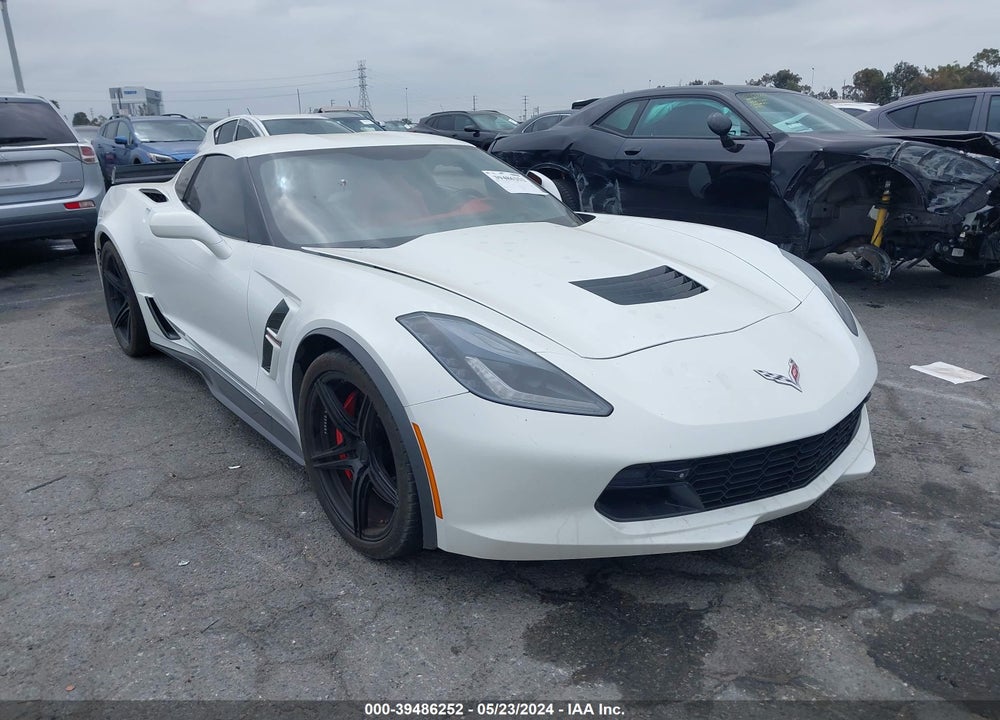 2019 CHEVROLET CORVETTE GRAND SPORT VIN: 1G1Y12D71K5107236