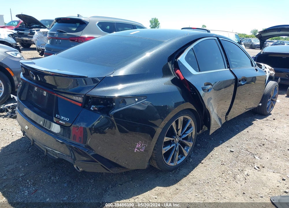 2022 LEXUS IS 350 F-SPORT VIN: JTHGZ1E22N5024247