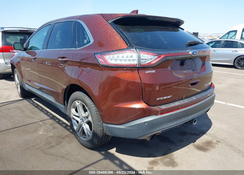 2016 FORD EDGE TITANIUM VIN: 2FMPK4K9XGBB18850