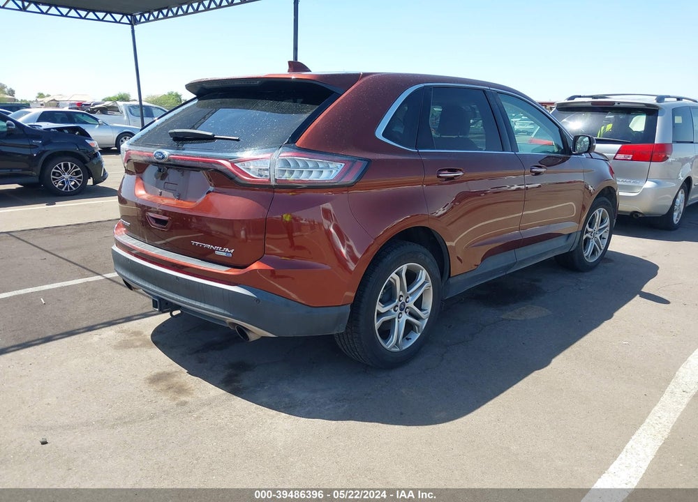 2016 FORD EDGE TITANIUM VIN: 2FMPK4K9XGBB18850