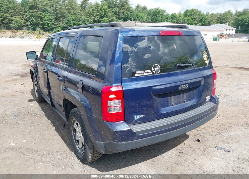 2012 JEEP PATRIOT SPORT VIN: 1C4NJPBA8CD606287