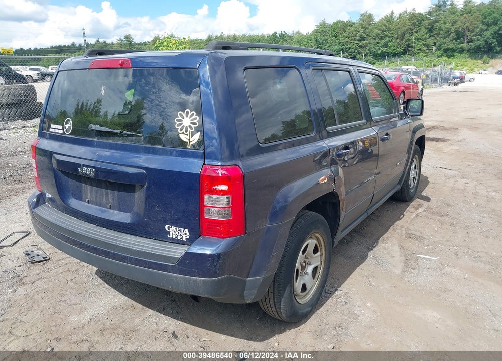 2012 JEEP PATRIOT SPORT VIN: 1C4NJPBA8CD606287