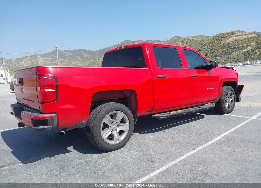 2018 CHEVROLET SILVERADO 1500 CUSTOM VIN: 3GCPCPEC8JG386908