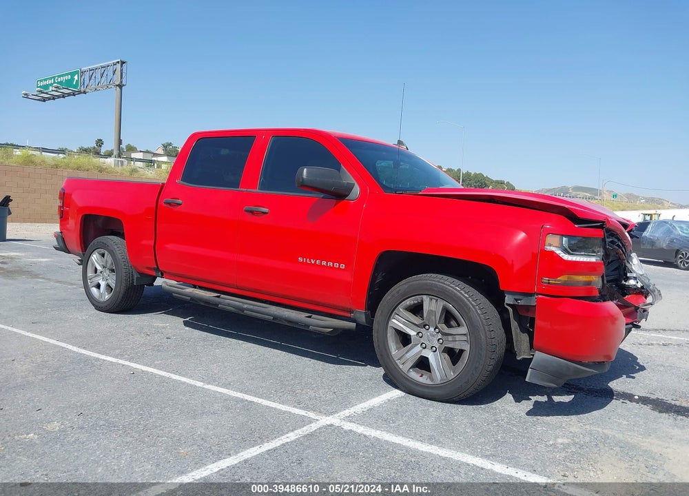 2018 CHEVROLET SILVERADO 1500 CUSTOM VIN: 3GCPCPEC8JG386908