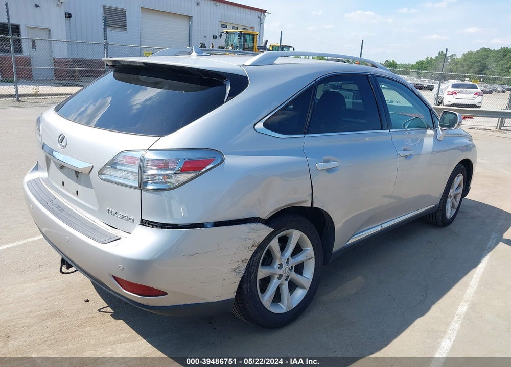 2012 LEXUS RX 350 VIN: JTJBK1BA9C2443462