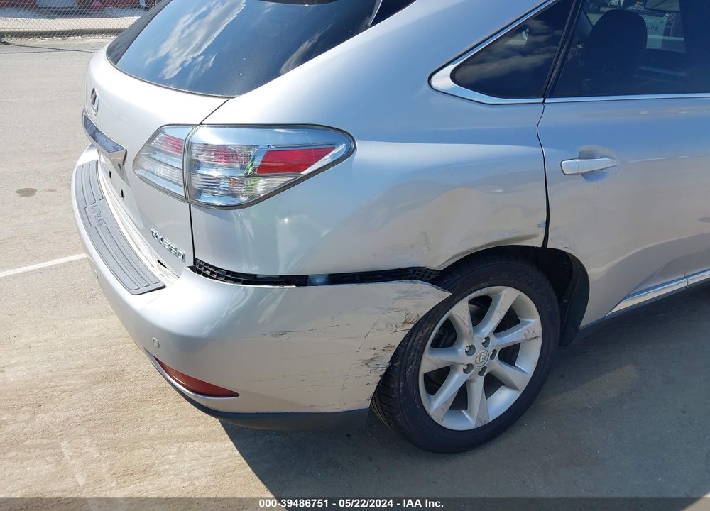 2012 LEXUS RX 350 VIN: JTJBK1BA9C2443462