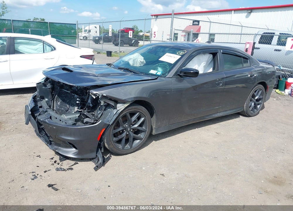 2022 DODGE CHARGER GT RWD VIN: 2C3CDXHG5NH176805