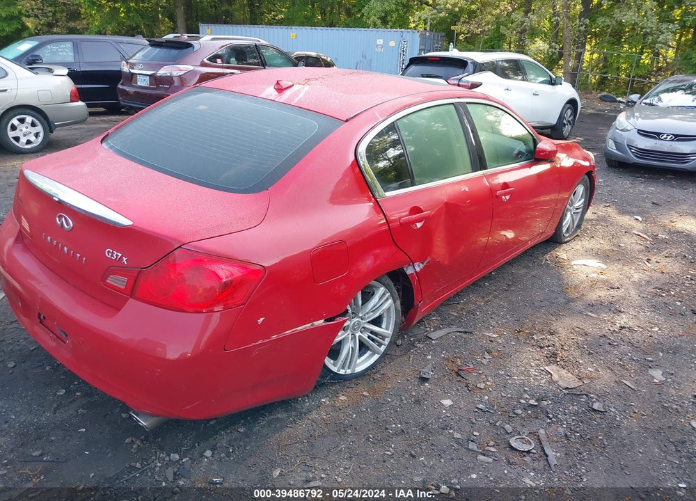 2012 INFINITI G37X VIN: JN1CV6AR8CM680843