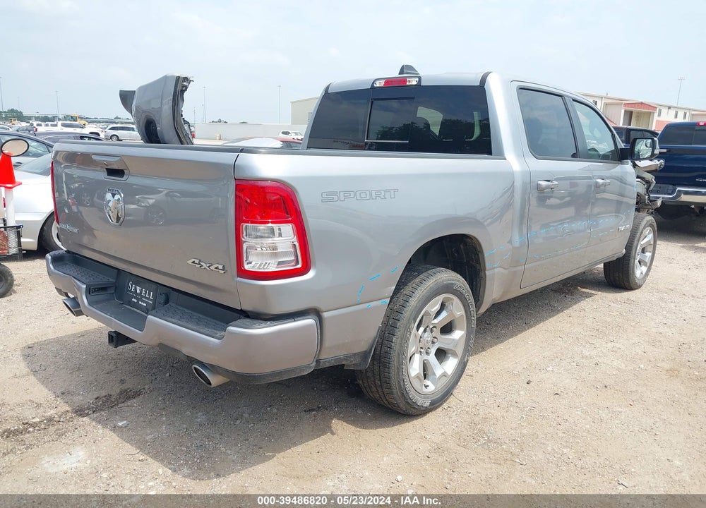 2022 RAM 1500 LONE STAR 4X4 5'7 BOX VIN: 1C6SRFFT2NN401022