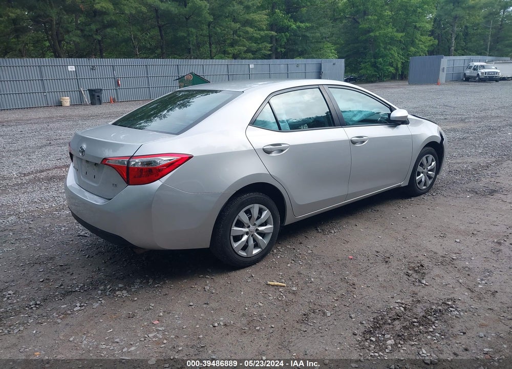 2016 TOYOTA COROLLA LE VIN: 5YFBURHE2GP459029