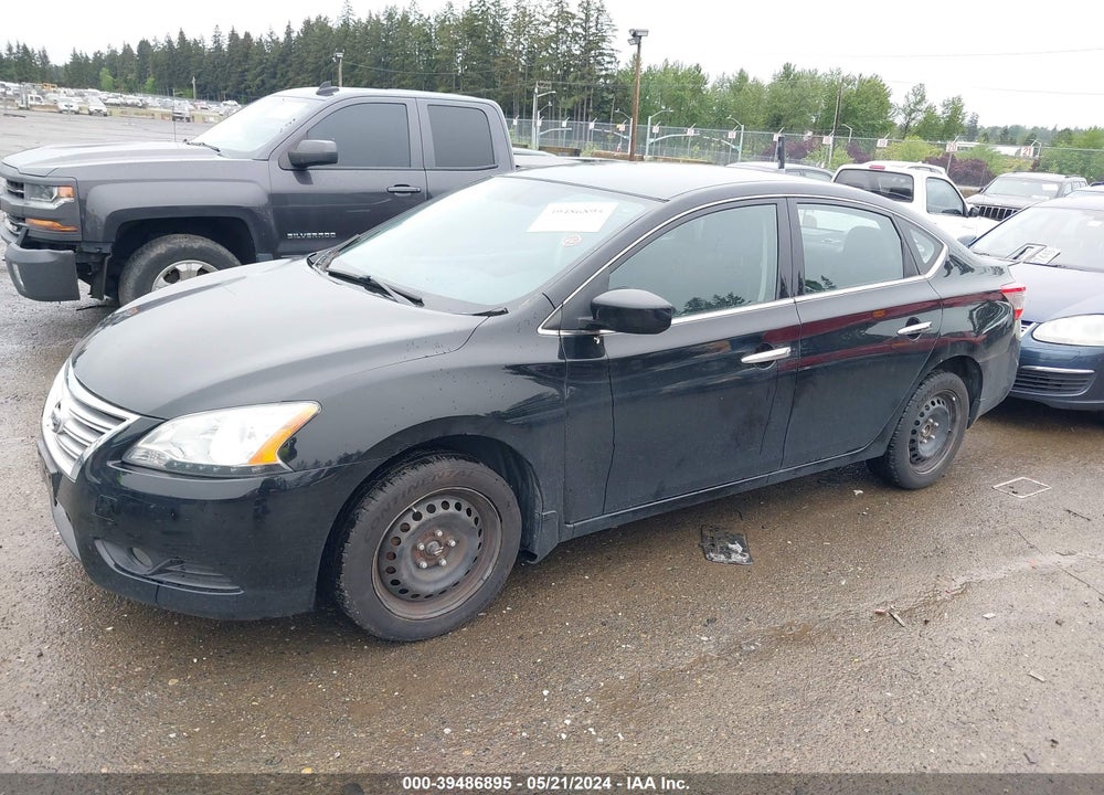 2015 NISSAN SENTRA S VIN: 3N1AB7AP8FY378006