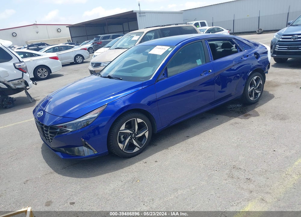 2022 HYUNDAI ELANTRA HYBRID LIMITED VIN: KMHLN4AJ5NU025002