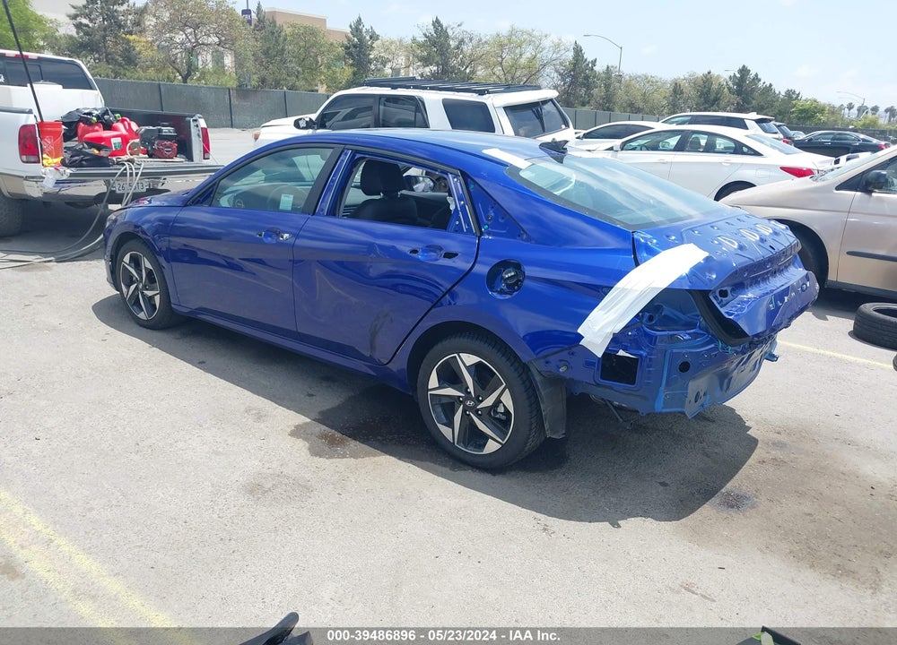 2022 HYUNDAI ELANTRA HYBRID LIMITED VIN: KMHLN4AJ5NU025002