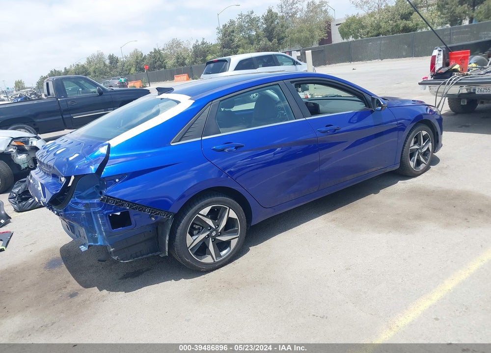 2022 HYUNDAI ELANTRA HYBRID LIMITED VIN: KMHLN4AJ5NU025002