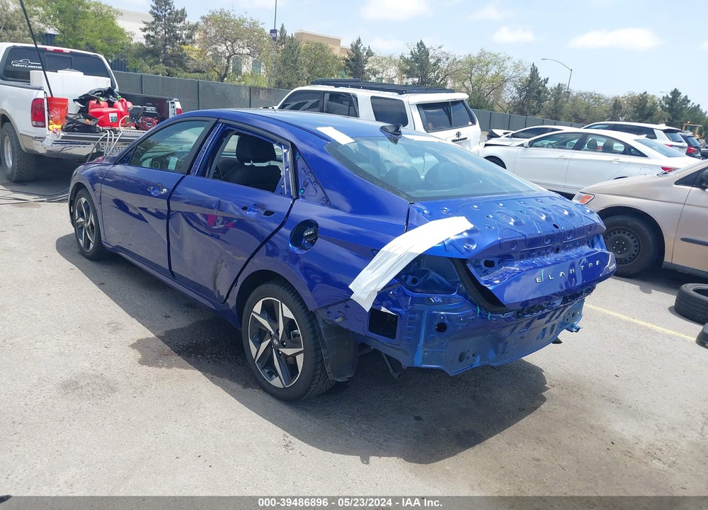 2022 HYUNDAI ELANTRA HYBRID LIMITED VIN: KMHLN4AJ5NU025002