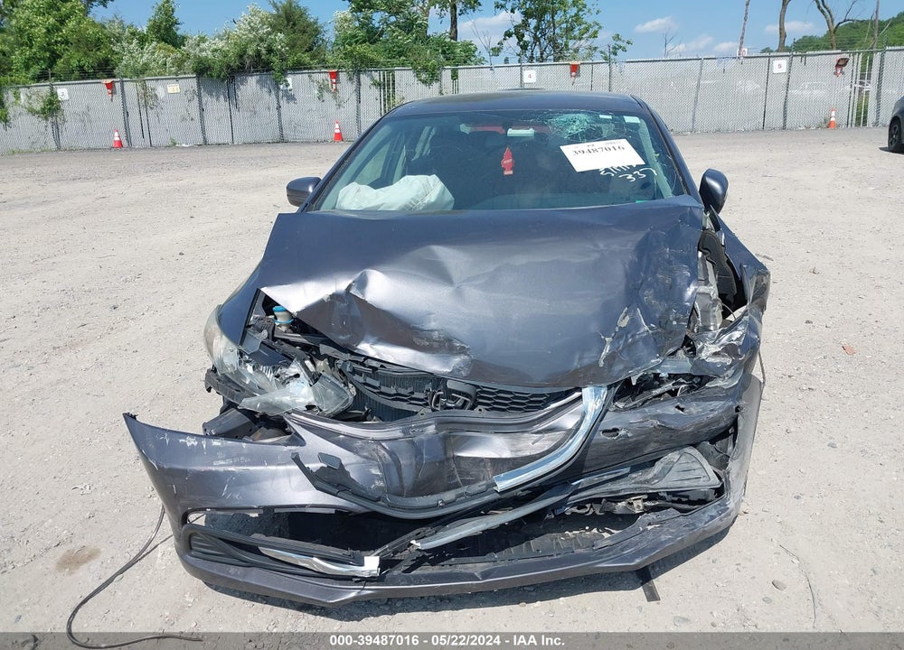 2014 HONDA CIVIC LX VIN: 19XFB2F5XEE203124