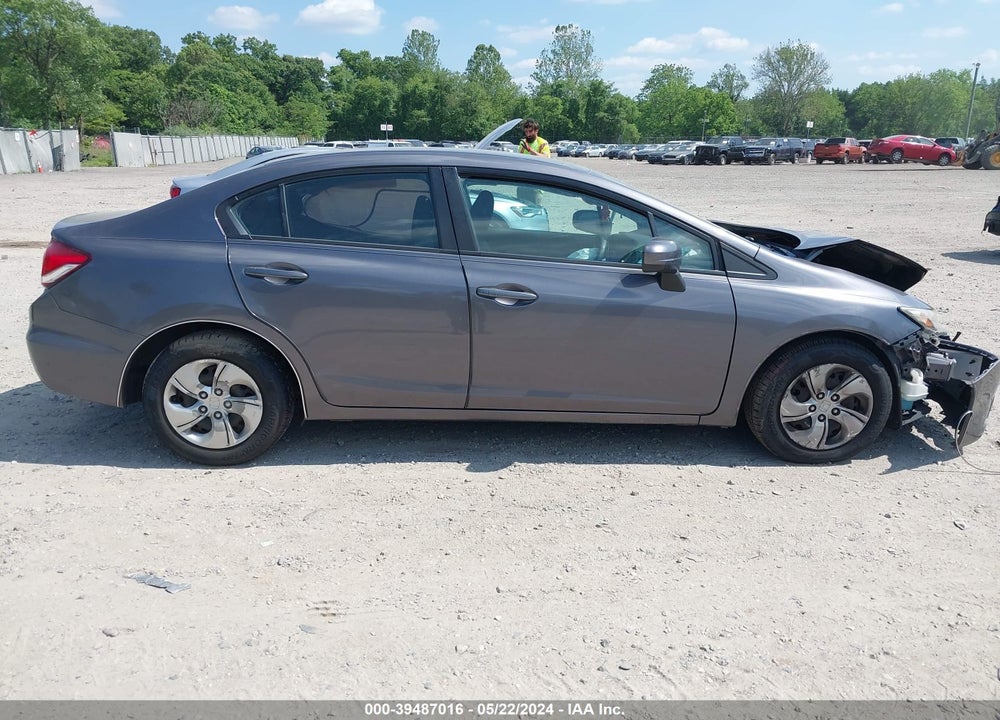 2014 HONDA CIVIC LX VIN: 19XFB2F5XEE203124