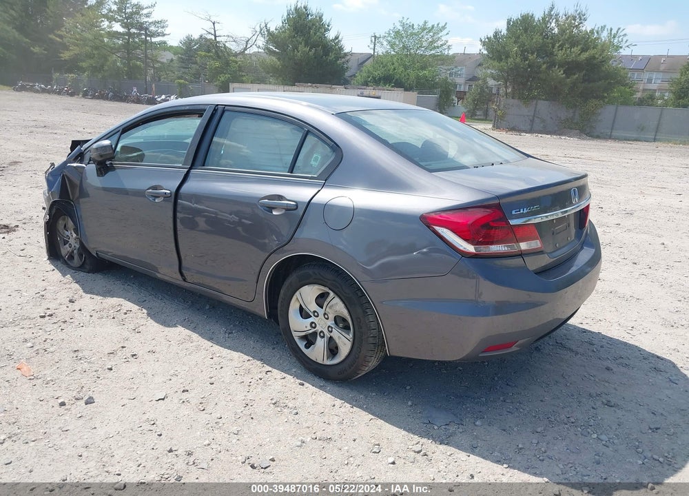 2014 HONDA CIVIC LX VIN: 19XFB2F5XEE203124