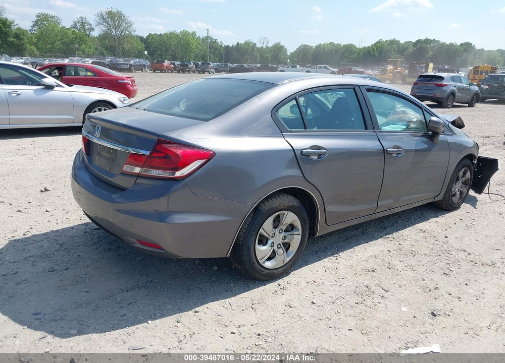 2014 HONDA CIVIC LX VIN: 19XFB2F5XEE203124
