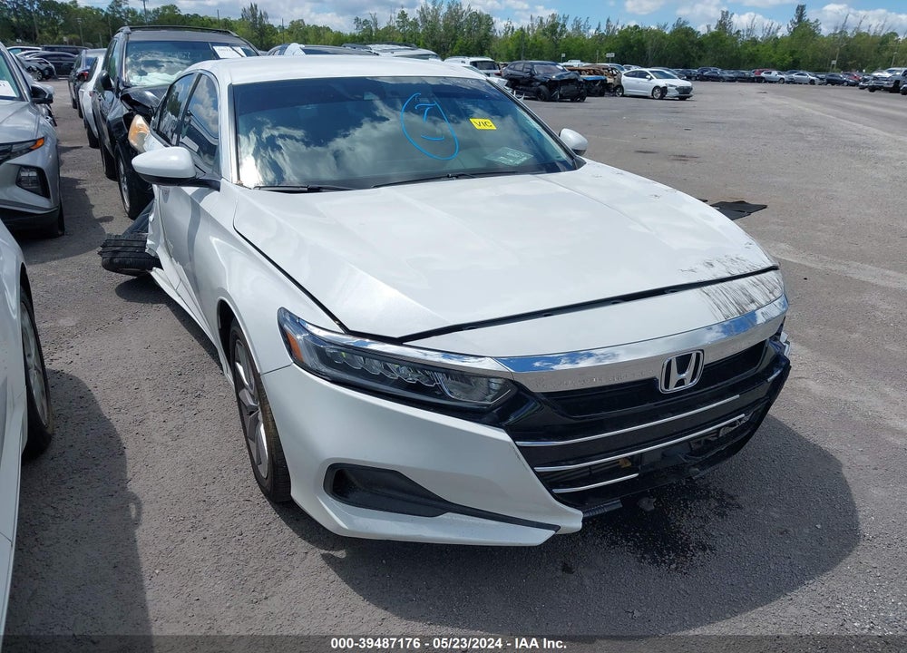2021 HONDA ACCORD LX VIN: 1HGCV1F16MA041853