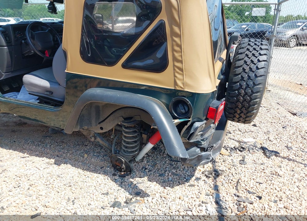 2001 JEEP WRANGLER SE VIN: 1J4FA29P41P317866