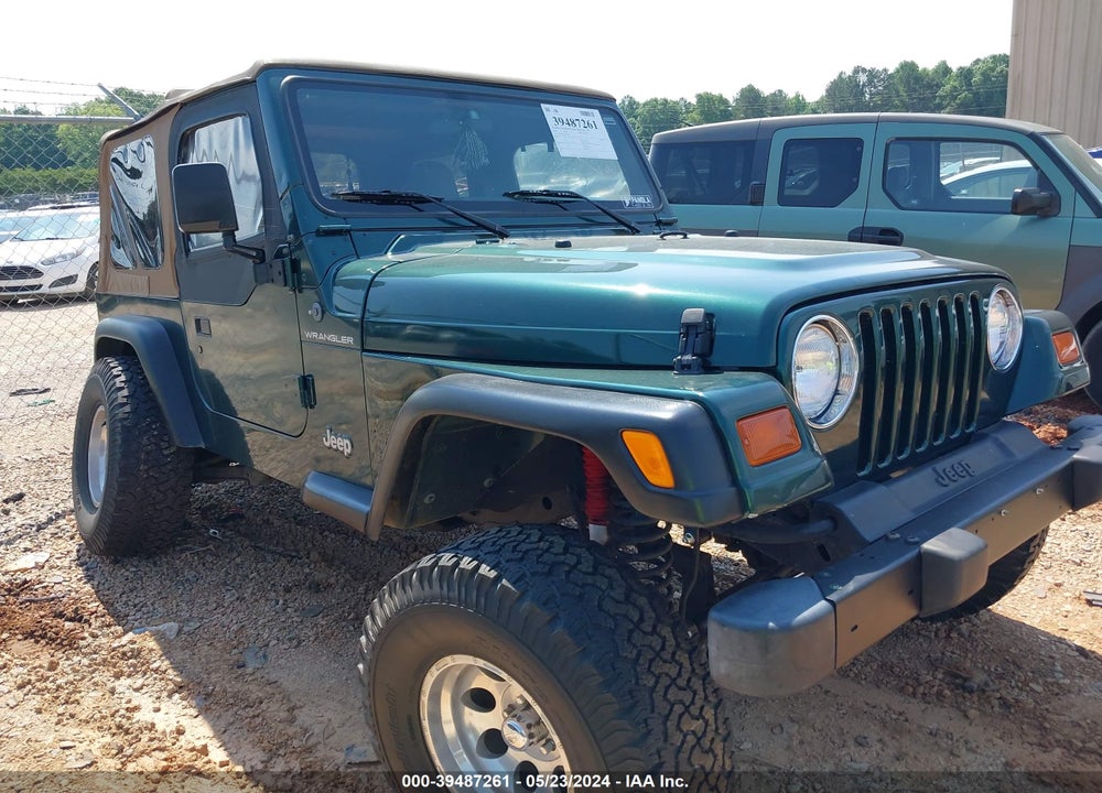 2001 JEEP WRANGLER SE VIN: 1J4FA29P41P317866