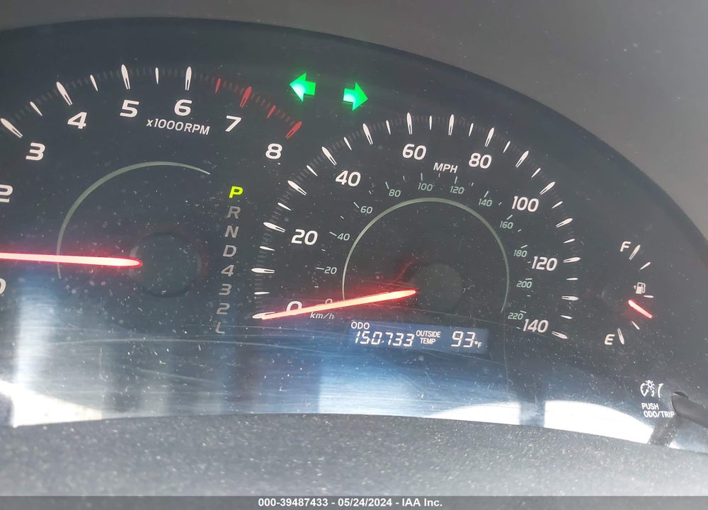 2009 TOYOTA CAMRY LE VIN: 4T1BE46KX9U317795
